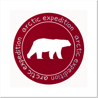 arctic expedition,polar bear Posters and Art